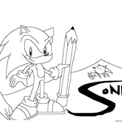 Desenhos do Sonic para Imprimir e Colorir